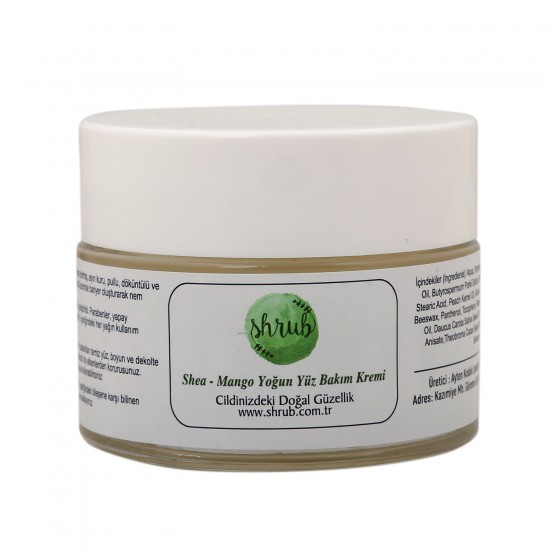 Doğal Shea Mango Yoğun Bakım Kremi 50 gr